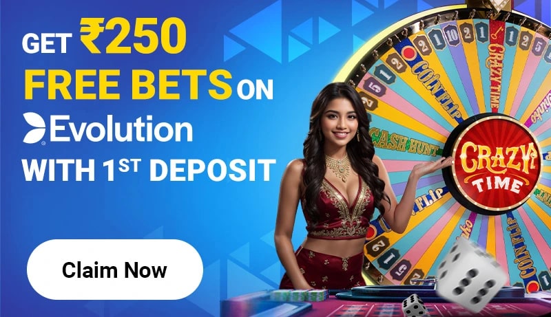 Evolution free bets on first deposit